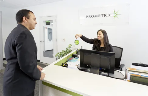 Test Center Experience Header