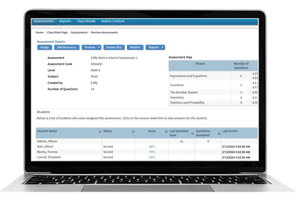 Assessment Platform Features and Highlights 2